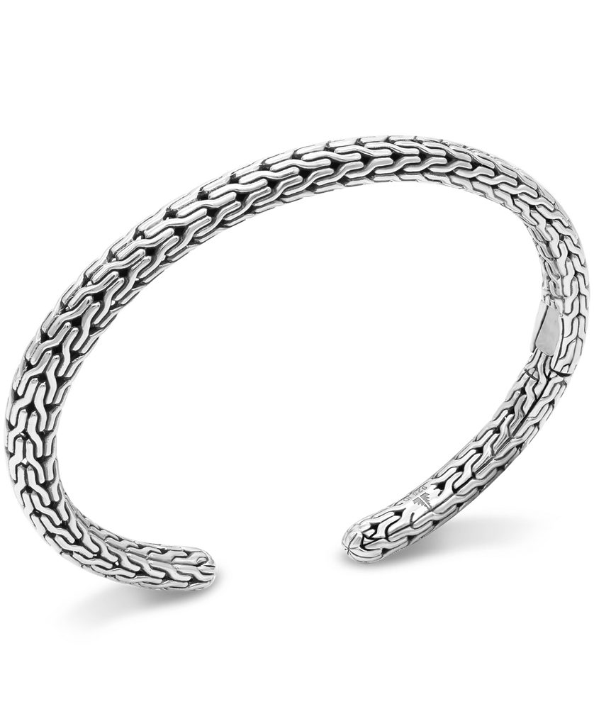 Sterling Silver Dragon Cuff Bracelet - Amberman